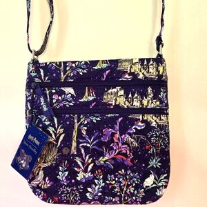 Vera Bradley Harry Potter Forbidden Forest triple zip hipster.